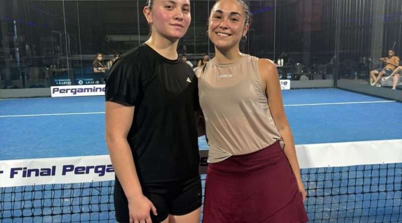 Paula D’angelo, promesa del Pádel ya convertida en realidad. Con solo 14 años ya se coronó campeona del Máster de cuarta categoría en Pergamino.