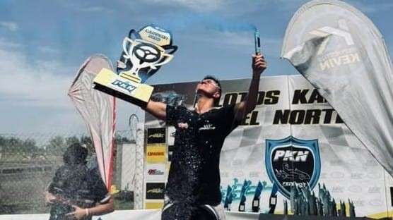 Tomy Detomassi fue profeta en su tierra y se coronó campeón de la categoría Junior del Karting de FEDENOR. Completó un fin de semana perfecto.