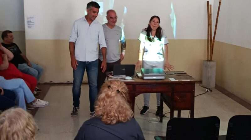 Los Dres. Juan Cruz Abril, Paulo Silveira y Analía Guilera realizaron un balance de gestión. Los profesionales dejan el equipo de dirección del Hospital Unzué.