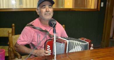 Omar Beltrán, el acordeón y toda la música del litoral. Este sábado será uno de los animadores de Rojas se viste de Tradicion y Sabores de Rojas.