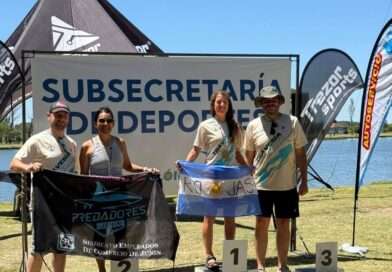 Sabrina Goddard y Pilar Albuerne en la Travesía del Faro