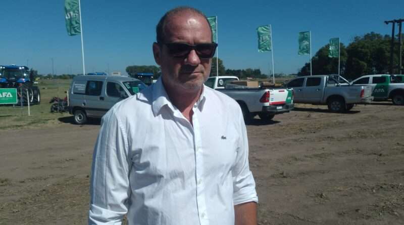 Adolfo Camaño, Director de Control y Sanidad Vegetal de la Provincia en el curso de aplicación de fitosanitarios en el AFA Campo 2026.