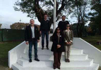 Acto oficial por el 25 de Mayo en el Polígono de Tiro General Alvear.