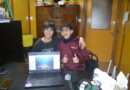 Thiago Gómez e Ignacio Arechaga nos explicaron el proyecto Planet Reclaim que avanzó a la instancia provincial de la Feria de Ciencias.