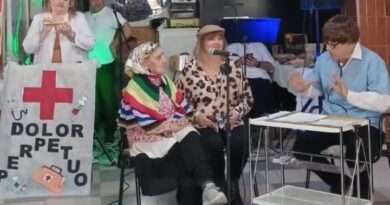 Delia Álvarez desde Merlo, San Luis, anticipando el Encuentro Nacional de Teatro para Adultos, donde participará el grupo rojense Todos somos Artistas.