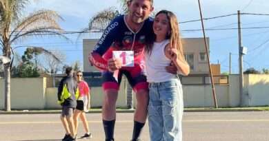 El chacabuquense Cristian Dentella fue el protagonista principal del Gran Premio Ciudad de Rojas. Ganador de la emocionante carrera de la categoría Elite.
